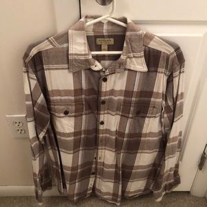 Button up/flannel style